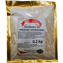 Przyprawa do kiełbasy czosnkowej 200 g.